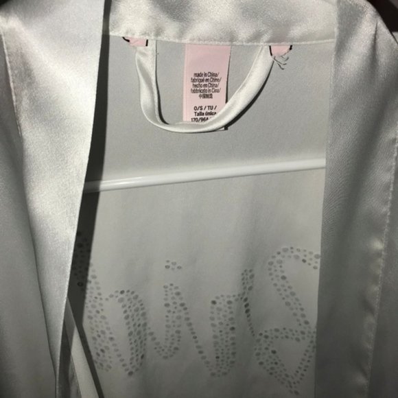 Victoria’s Secret Blue Rhinestone “Bride” Robe - Picture 5 of 5